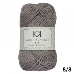 1015_8/8 Frost Grey – Økologisk bomuldsgarn fra Karen Klarbæk