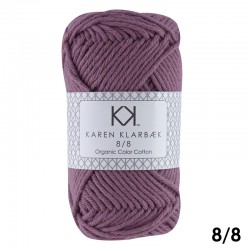 1007_8/8 Plum – Økologisk bomuldsgarn fra Karen Klarbæk