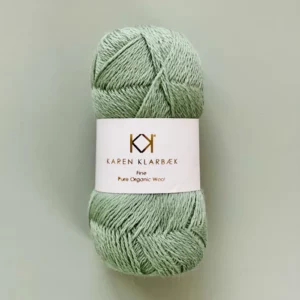 2515_Fine Pure Wool_Sage Green – Økologisk uldgarn fra Karen Klarbæk