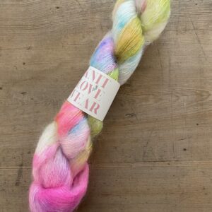 Håndfarvet Silkemohair – Knit Love Wear – 420 m/50 gr – Farve: PARADISE