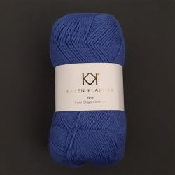 2517_Fine Pure Wool_Cobalt – Økologisk uldgarn fra Karen Klarbæk