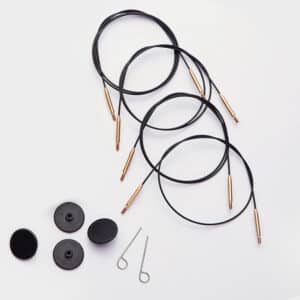 KnitPro Swivel 360º kabel til udskiftelige rundpinde