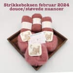 Strikkeboksen standard februar 2024 douche/støvede nuancer